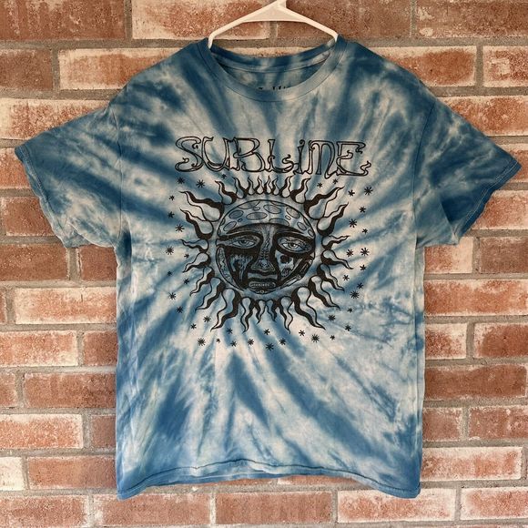 Sublime Other - Sublime Band T Shirt Blue Tie Dye Medium